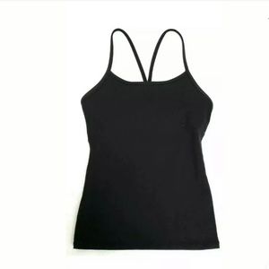 Lululemon Womens Sz 4 Power Y Tank Top Black